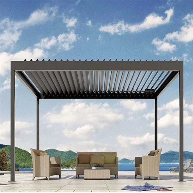 Veekindel lamellkatusesüsteem alumiiniumist pergola